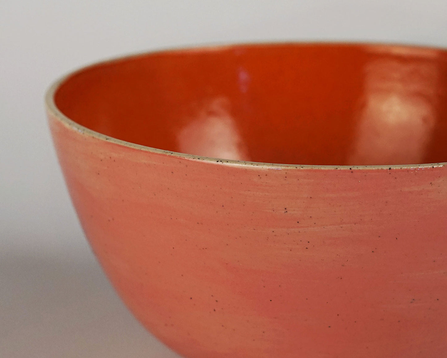 Coral Tangerine Showpiece Bowl