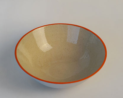 Orange Twist Centerpiece Bowl