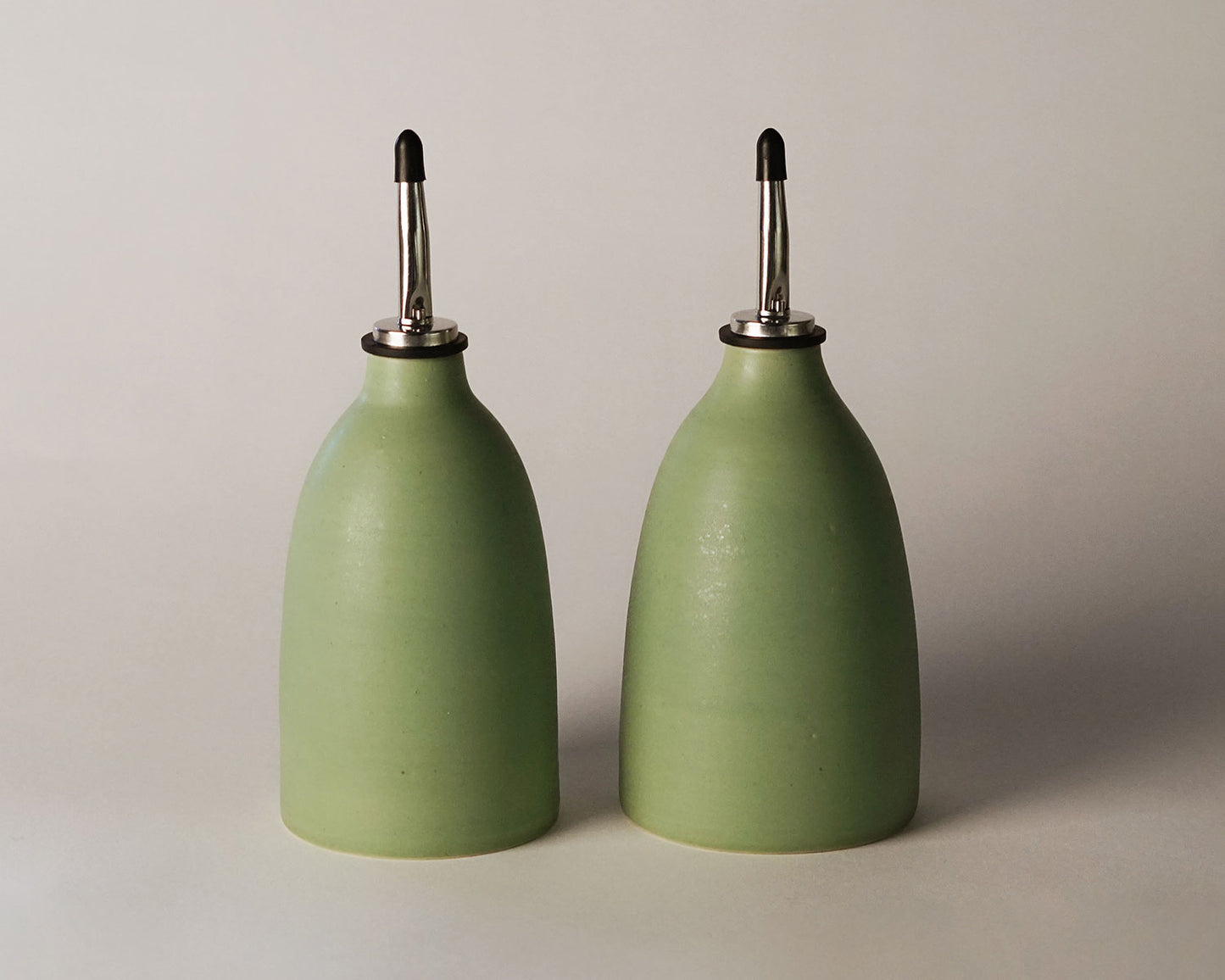 Mossy Green Oil Cruet Set