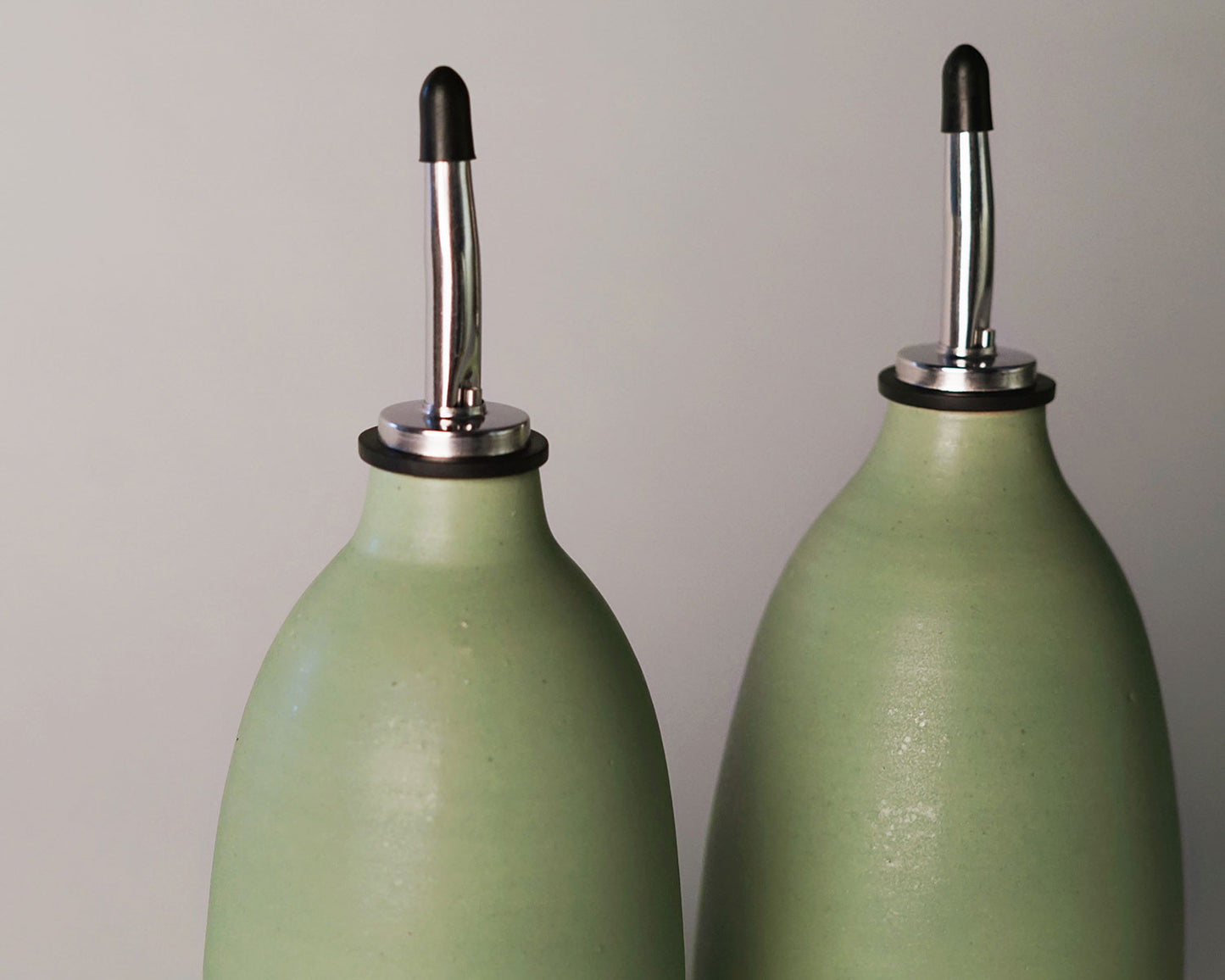 Mossy Green Oil Cruet Set