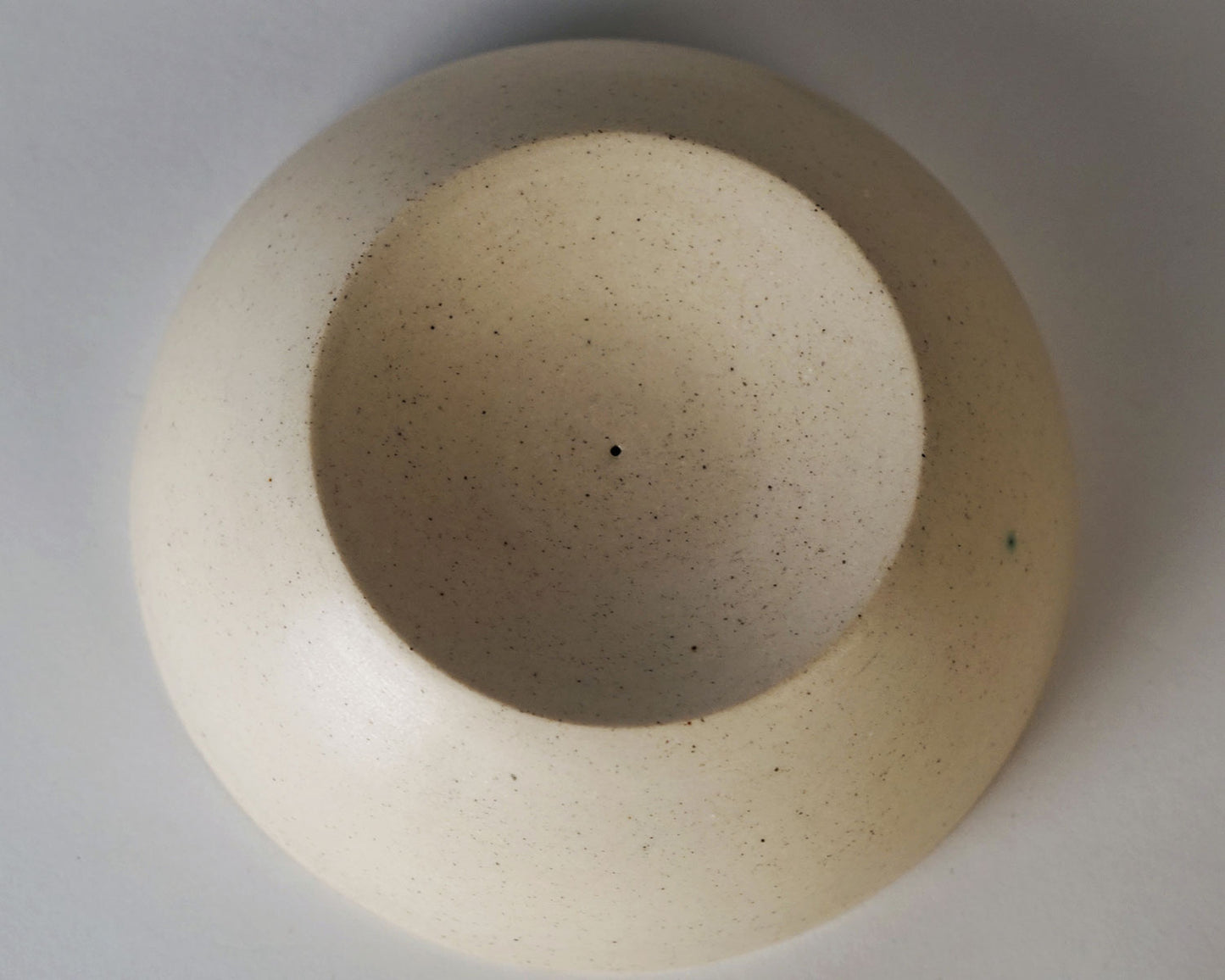 White Stoneware Incense Holder