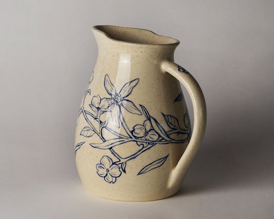 Flowers On The Vine Serving Pitcher