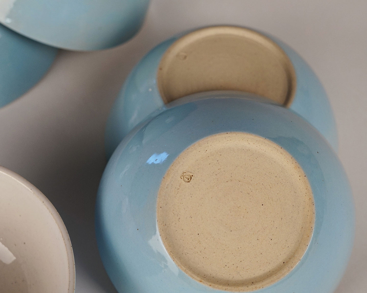 Cloudless Sky Blue Cereal Bowl Set