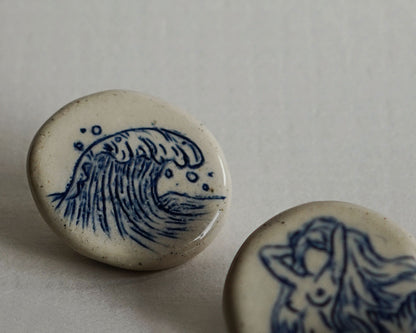 Carved Under The Sea Buttons